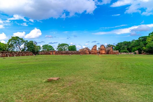 Ruinas de San Ignacio Mini in Argentina. 