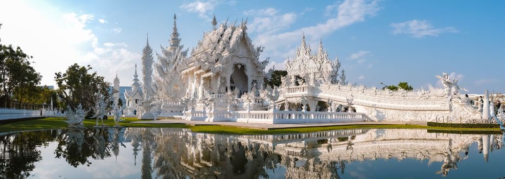 White Temple Chiang Rai Thailand, Wat Rong Khun , Chiang Rai, Northern Thailand.