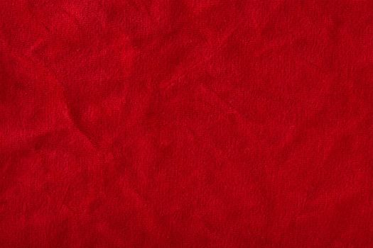 Red velvet texture for postcard or background for design. Red background for Christmas theme or Valentine's day, high quality, large format