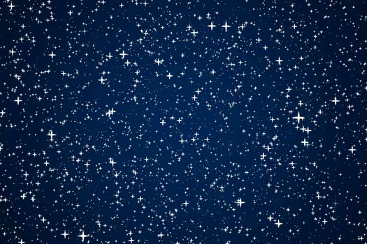 Magic, luxury and happy holidays background, silver sparkling glitter, stars and magical glow on dark blue abstract texture, star dust particles as starry night space sky, glamour and holiday design