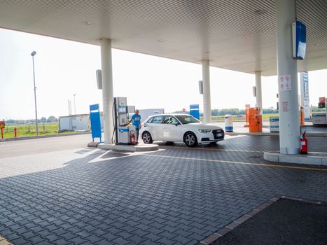 LPG gas filling stations and cars