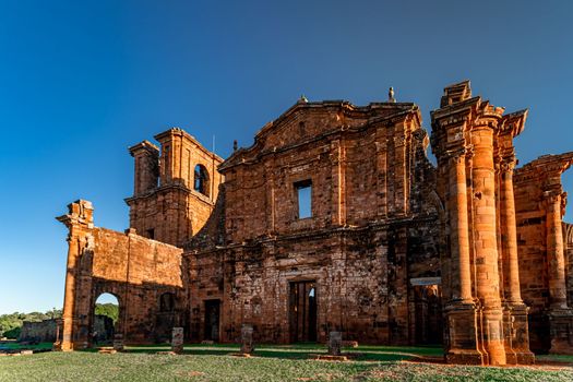 Ruinas de San Ignacio Mini in Argentina. 