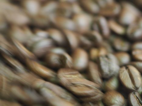 brown roasted coffee beans macro closeup making the blend series