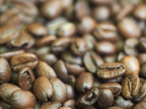 brown roasted coffee beans macro closeup making the blend series