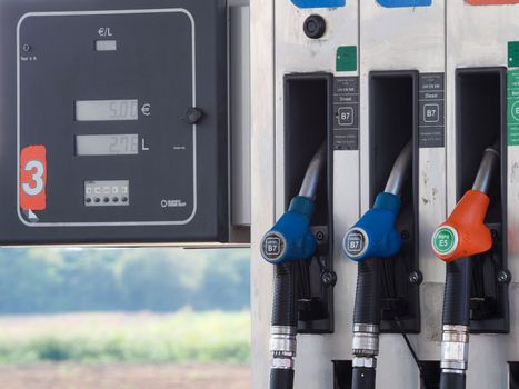 LPG gas filling stations and cars