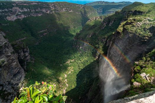 Smoke Waterfall, National Park Chapada Diamantina, Brazil