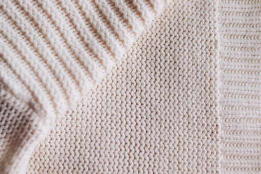 Knitted fabric, texture and textile background.