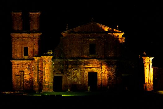 Ruinas de San Ignacio Mini in Argentina. 