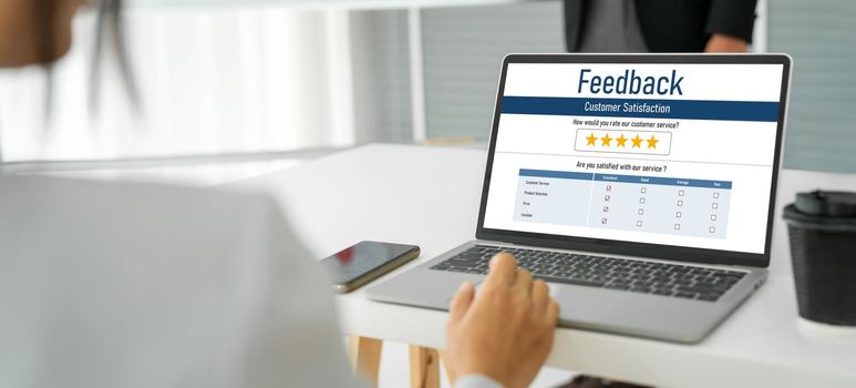 Customer feedback and review analysis by modish computer software for corporate business