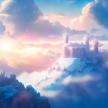 Fairy Castle. High quality illustration