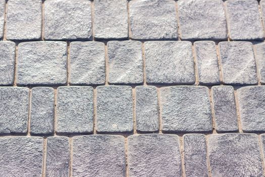 Natural background in the form of cobblestones and paving stones. Rocky background