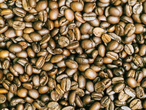 brown roasted coffee beans macro closeup making the blend series