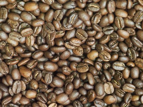 brown roasted coffee beans macro closeup making the blend series