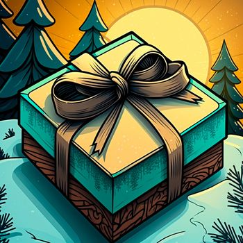 Cartoon image of a Christmas . High quality illustration