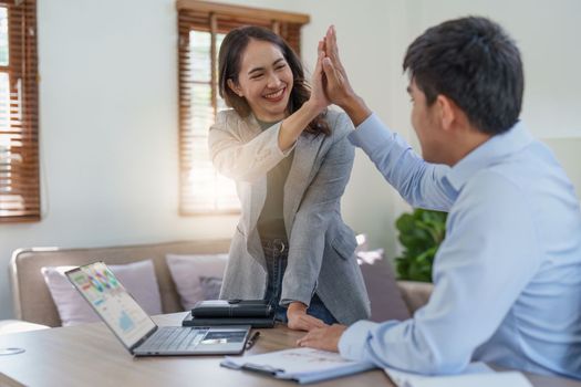 Financial analyst analyzes business people investment consultant analyzing company financial report working with documents graphs. Stock Market Tax Fund Finance concept.
