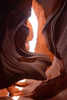 Sandstone wall in Lower Antelope Canyon, Arizona