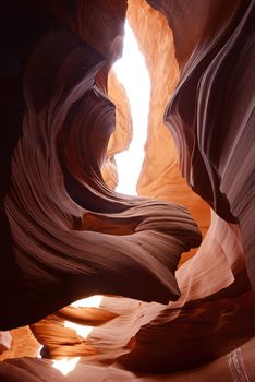 Sandstone wall in Lower Antelope Canyon, Arizona