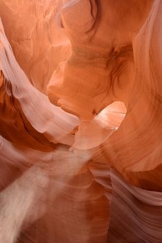 Sandstone wall in Lower Antelope Canyon, Arizona