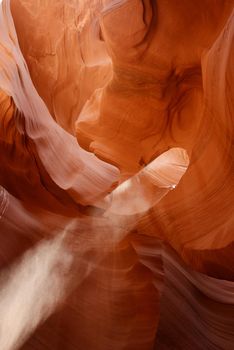 Sandstone wall in Lower Antelope Canyon, Arizona