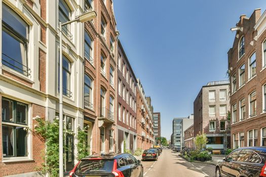 View of street near building with beauty of vegetation outside