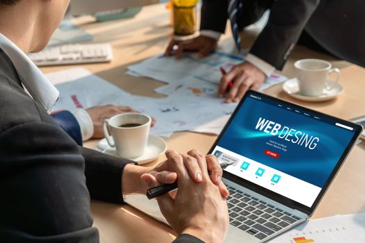 Website design software provide modish template for online retail business and e-commerce