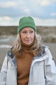 Portrait of a fifty-year-old woman