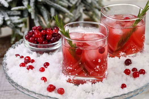 Rudolph Spritzers - The perfect balance of flavor that goes beyond a simple blend of vodka and juice. This light, festive cocktail is the perfect party punch that's easy to make.