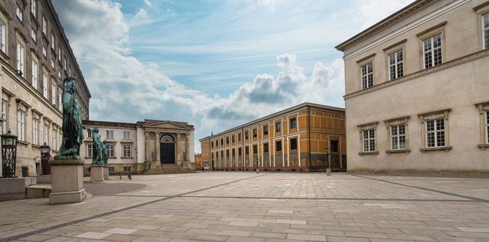 Copenhagen, Denmark. October 2022. External vieww of the Supreme Court palace in the city center