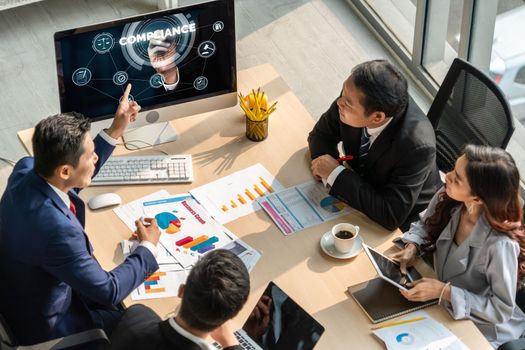 Compliance system for modish online corporate business to meet quality standard