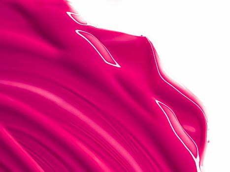 Glossy pink cosmetic texture as beauty make-up product background, cosmetics and luxury makeup brand design concept