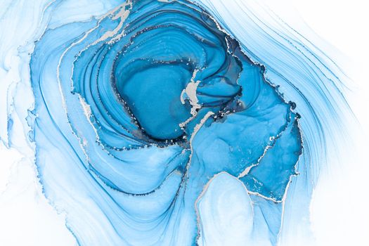 Marble ink abstract art from meticulous original painting abstract background . Painting was painted on high quality paper texture to create smooth marble background pattern of ombre alcohol ink .