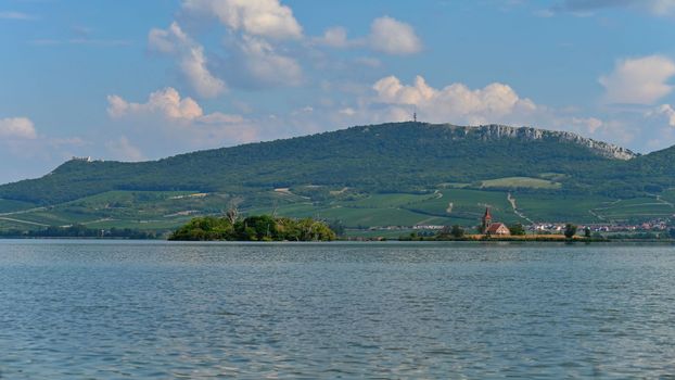 South Moravia - Palava - wine region in the Czech Republic. Church of St. Linhart - Pasohlavky.