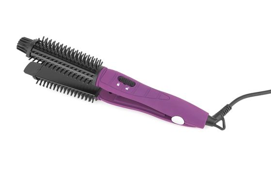Hair straightener isolated on a white background