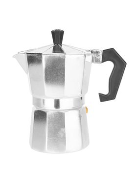 Travel folding electric kettle isolated on white