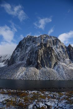 tombstone mountain landscape in yukon