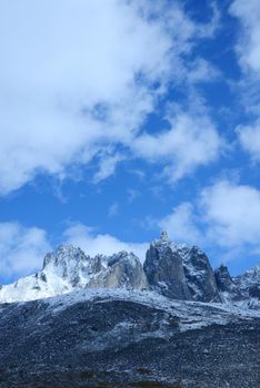 tombstone mountain landscape in yukon