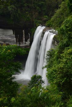 Big Waterfall named Huay Luang in Thailand
