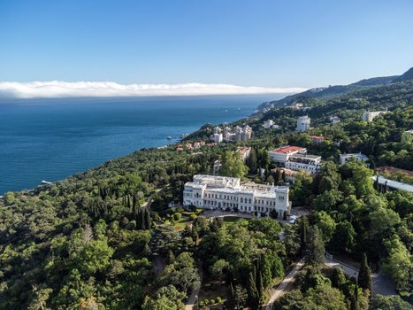 Livadia, Crimea. Livadia Palace - located on the shores of the Black Sea in the village of Livadia in the Yalta region of Crimea,
