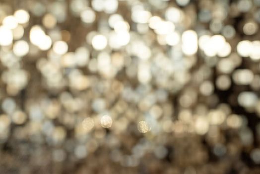 Gold abstract blurred bokeh background