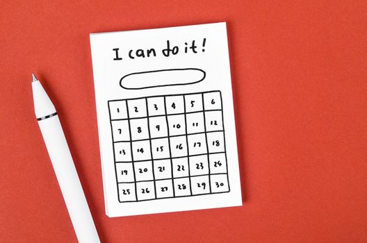 Blank Note I can do it with pen on orange colour background for your planning and note text.