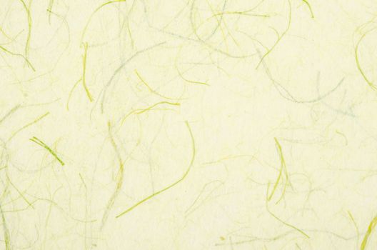 Soft green colour mulberry paper texture as background.