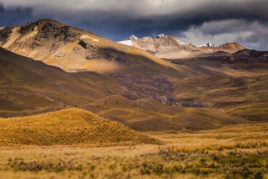 Valley of Carpa, Cordillera Blanca, Ancash peruvian Andes, Peru, South America