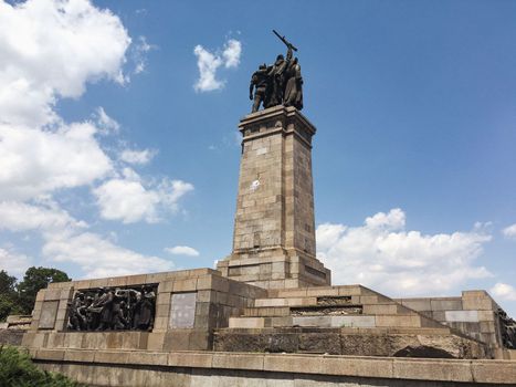 Downtown Sophia Bulgaria city tourism views of the town. High quality photo