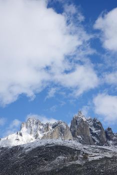 tombstone mountain landscape in yukon