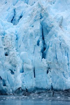 blue alaska tidewater glacier
