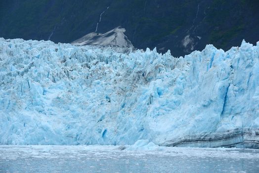 blue alaska tidewater glacier
