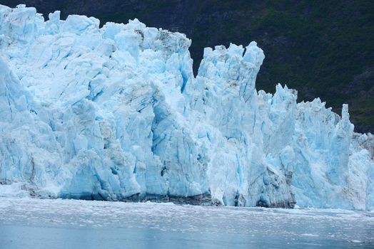 blue alaska tidewater glacier
