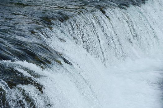 brooks falls at katmai national park in alaska