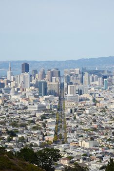 twin peaks overlook at san francisco