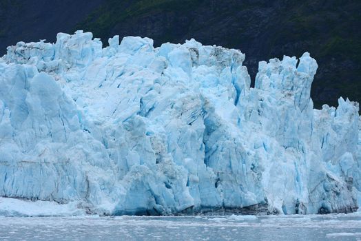 blue alaska tidewater glacier
